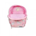 Girls Pink Unicorn School Bag