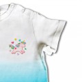 Baby Girls Unicorn T Shirt - White Embroidery