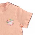 Baby Girls Unicorn T Shirt - White Embroidery