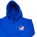 Organic Kids Unicorn Hoodie - White Embroidery