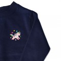 Girls Unicorn Jumper - White Embroidery