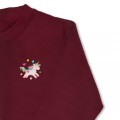 Girls Unicorn Jumper - White Embroidery