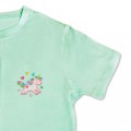 Organic Kids Unicorn T Shirt - White Embroidery