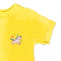 Organic Kids Unicorn T Shirt - White Embroidery