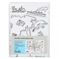 Eat Sleep Doodle's 3 Sheets of World Map Wrap