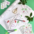 Eat Sleep Doodle's Colour in Christmas Cards, Wrap and Gift Tags