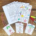 Eat Sleep Doodle's Colour in Christmas Cards and Gift Tags