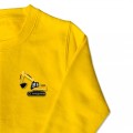 Kids Digger Jumper - Yellow Embroidery