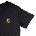 Organic Kids Dinosaur T Shirt - Yellow Embroidery