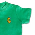 Baby Boys Dinosaur T-Shirt - Yellow Embroidery