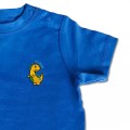 Baby Boys Dinosaur T-Shirt - Yellow Embroidery