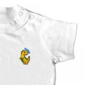 Baby Boys Dinosaur T-Shirt - Yellow Embroidery