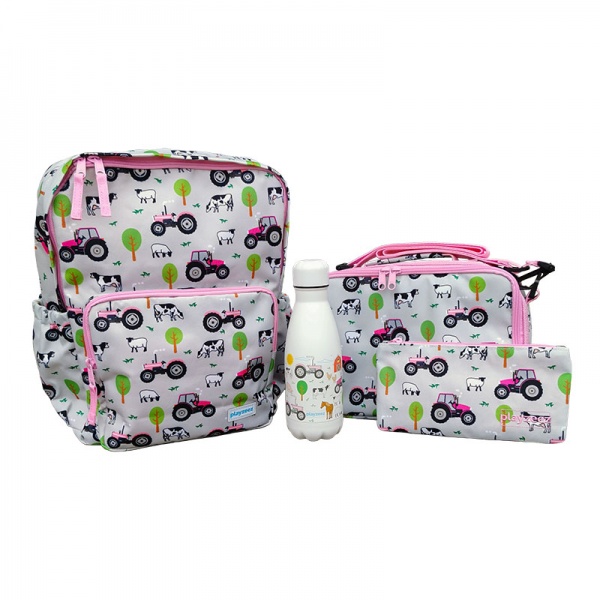 Older Girls School Tractor Backpack - Back to School Set