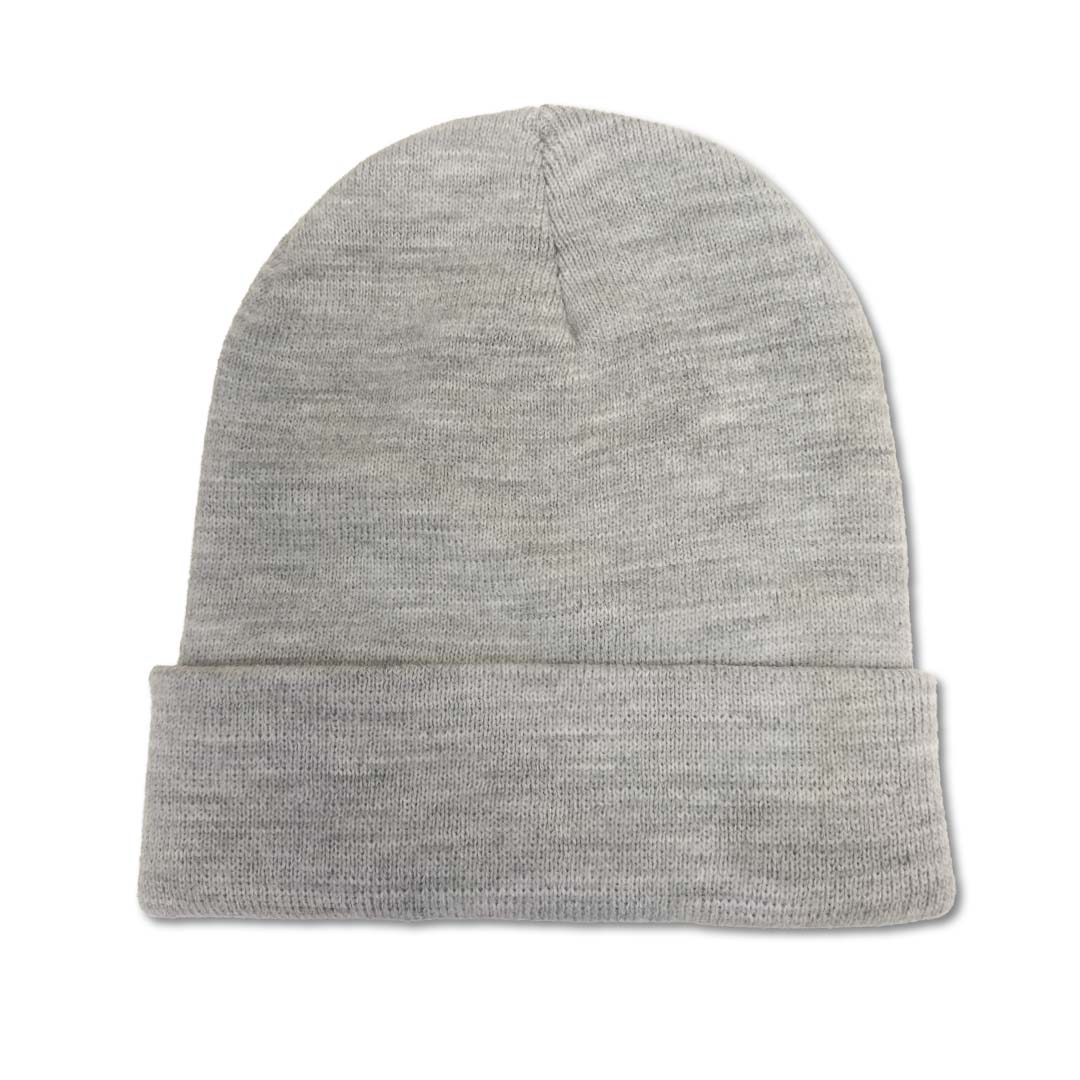 Adult Beanie Hat - Light Grey