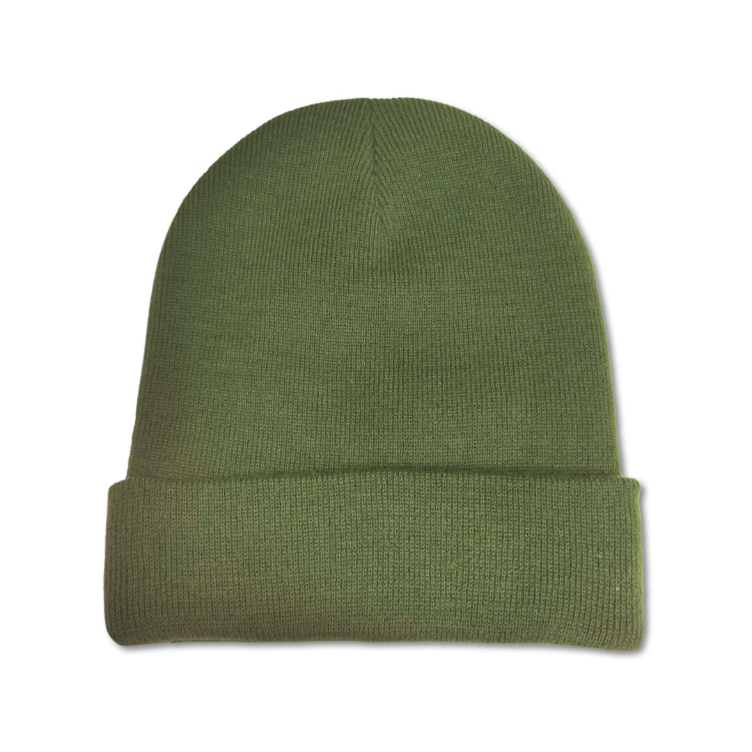Adult Beanie Hat - Moss Green