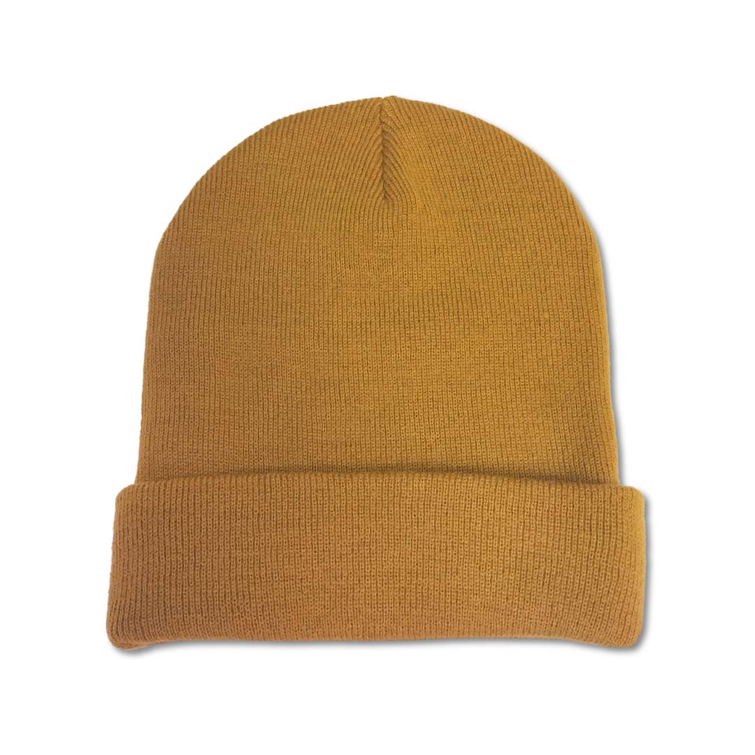 Adult Beanie Hat - Mustard