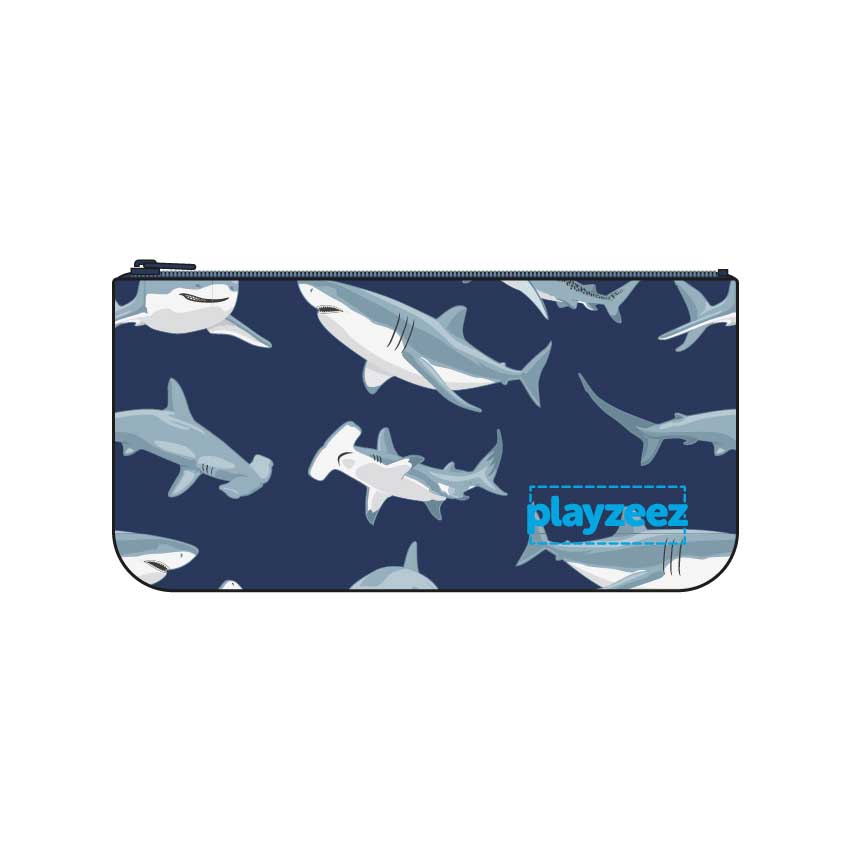 Playzeez Kids Shark Pencil Case