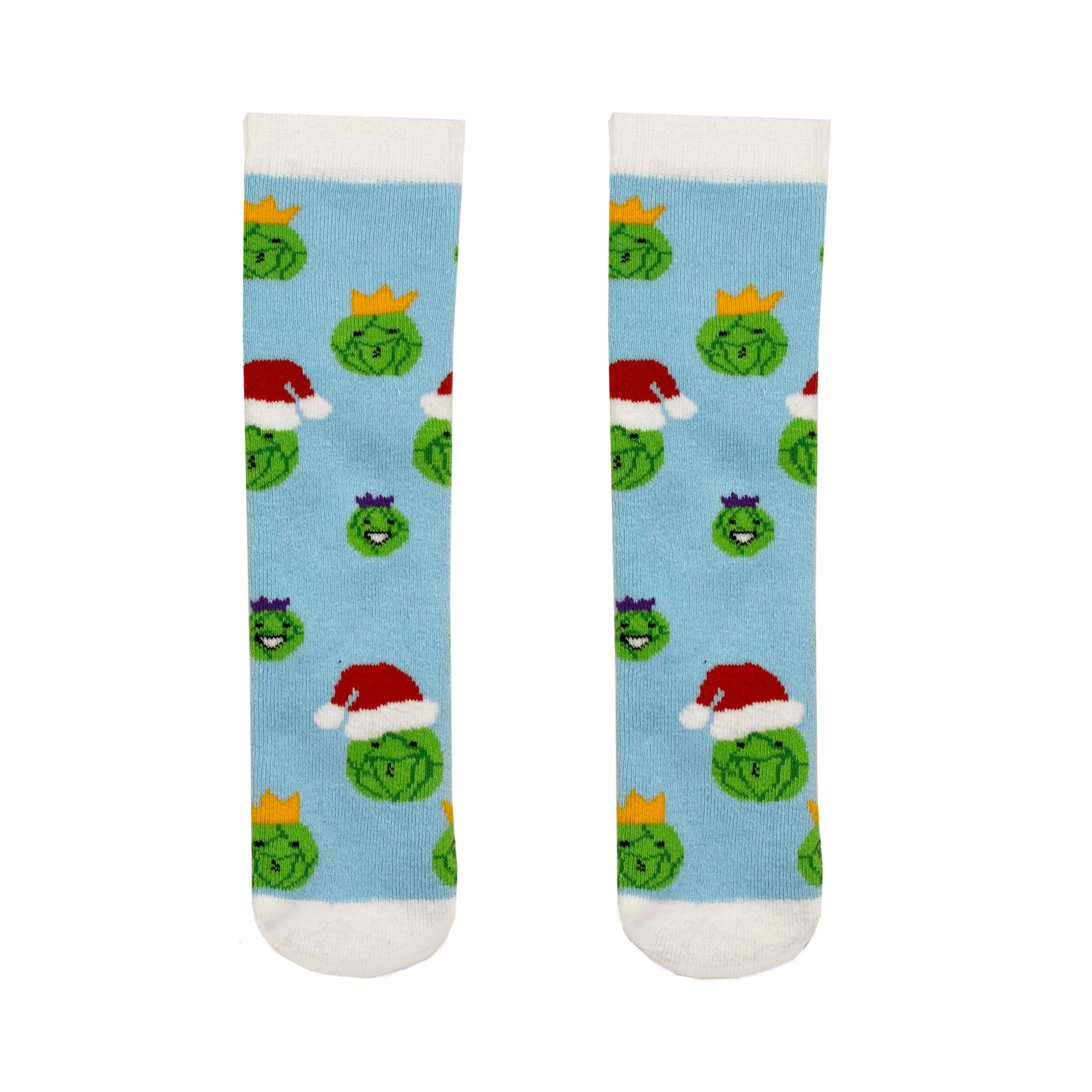 Squelch Christmas Sprout Mini Welly Sock 3-6 Years
