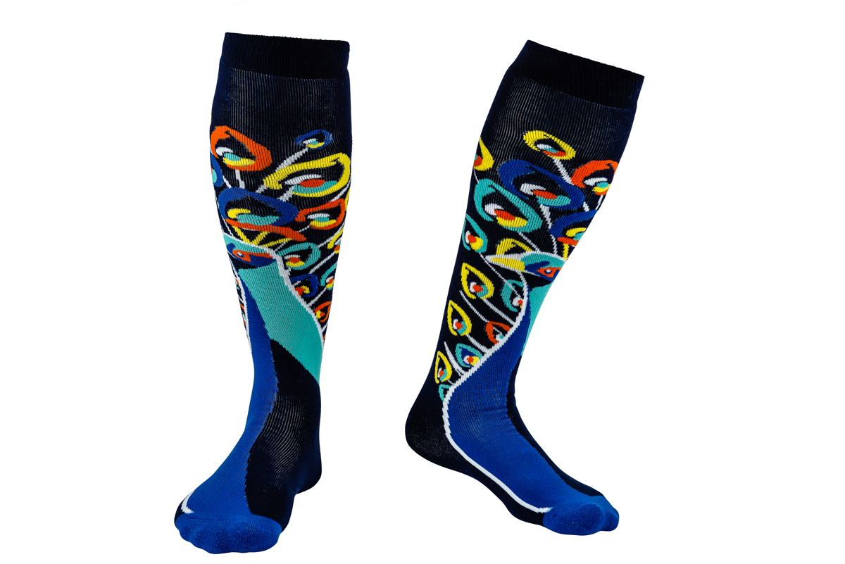 Squelch Peacock Adult Welly Sock