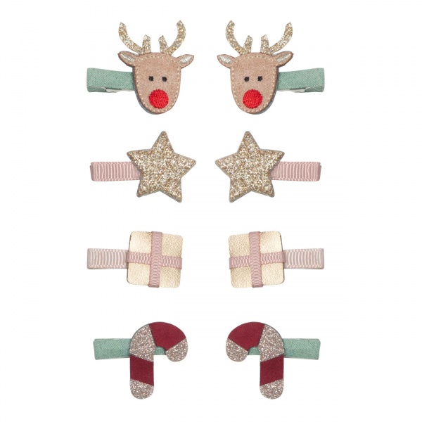 Mimi & Lula Christams Mini Clic Clac Hair Clips