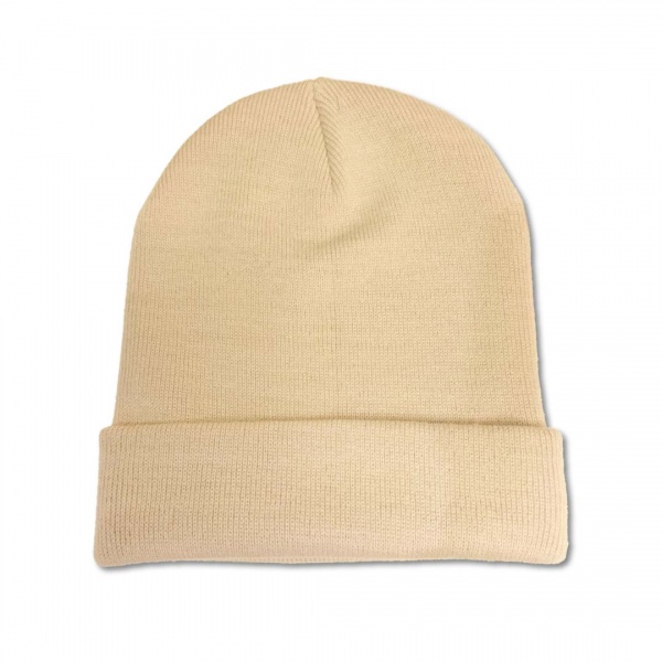 Adult Beanie Hat - Cream