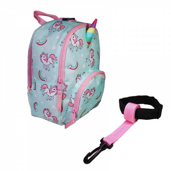 Toddler Mint Mini Unicorn Backpack by Playzeez