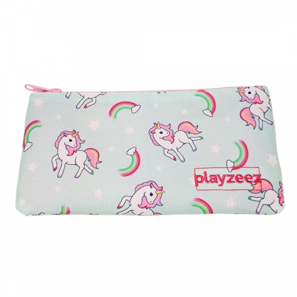 Playzeez Kids Unicorn Pencil Case - Mint
