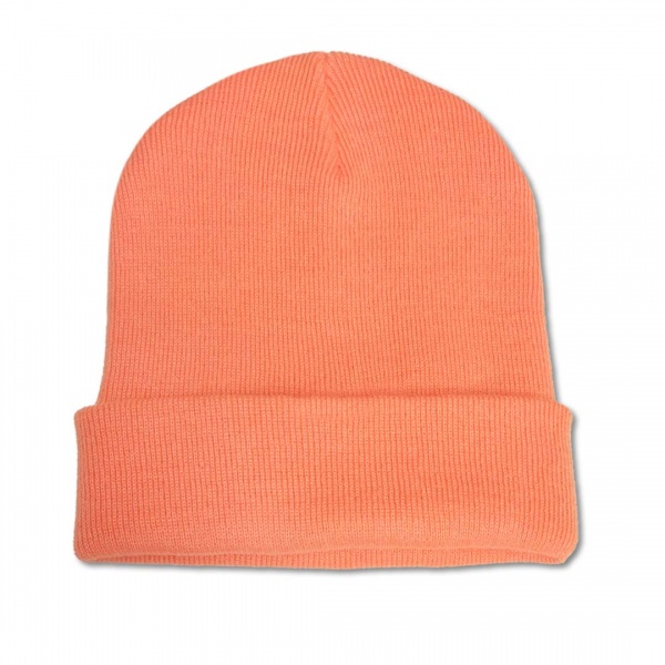 Adult Beanie Hat - Peach