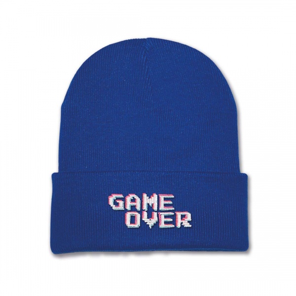 Kids Game Over Beanie Hat - Gaming Embroidery