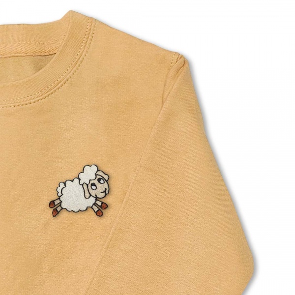 Kids Sheep Jumper - Opt 1 Embroidery