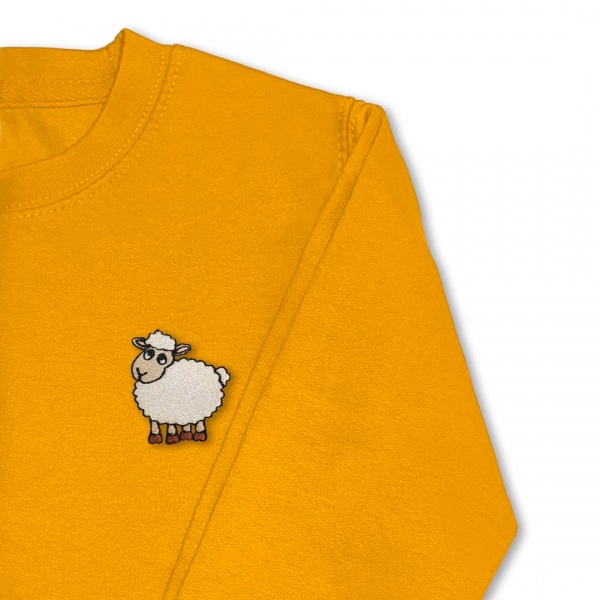 Kids Sheep Jumper - Opt 3 Embroidery