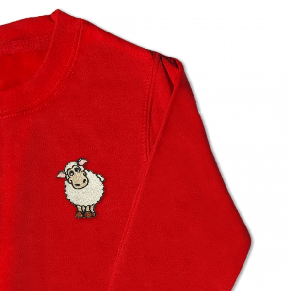 Kids Sheep Jumper - Opt 7 Embroidery