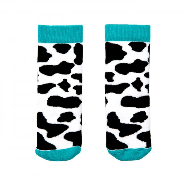 Squelch Cow Print Tot Welly Sock 1-2 Years