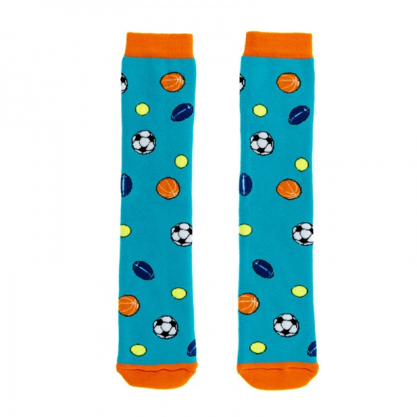 Squelch Sports Balls Tot Welly Sock 6-8 Years