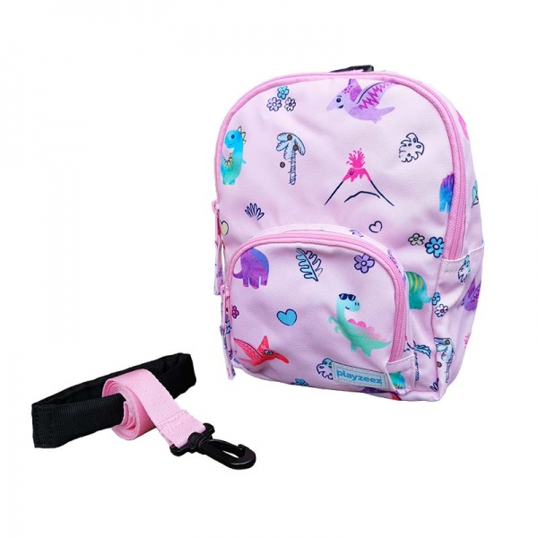 Toddler Girl Dinosaur Bag - blush pink